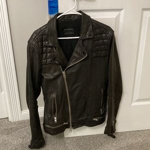 Medium All Saints leather jacket.  Excellent condition,  worn very few times